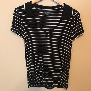 Soft Striped Polo Shirt
